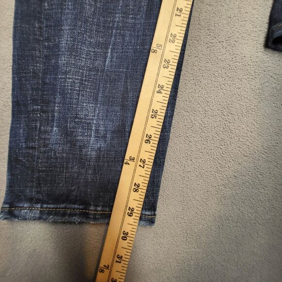 American Eagle Mens 29x29 Slim Straight Jeans Extreme Flex Distressed Denim - Picture 7 of 10